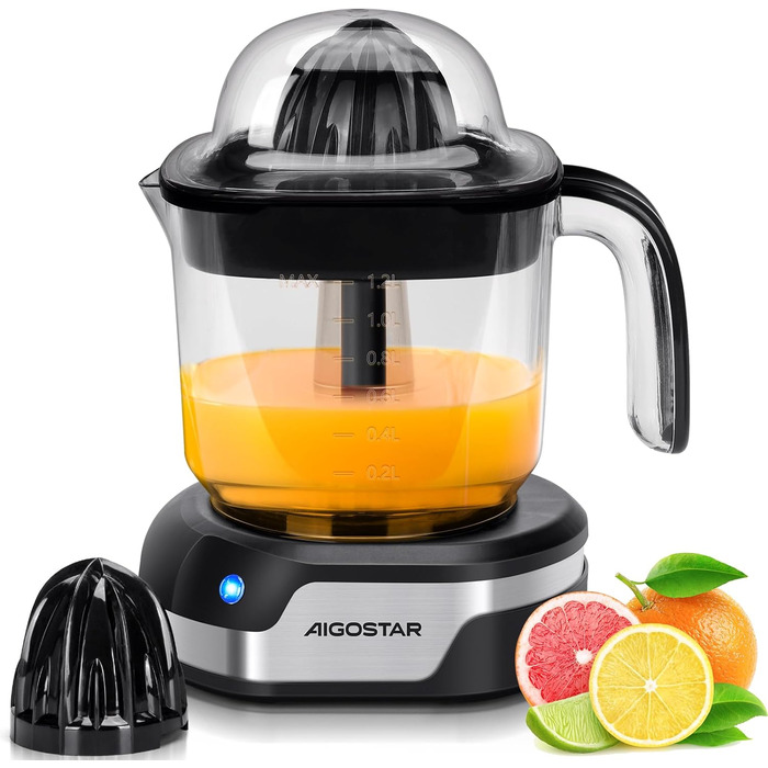 Електрична соковижималка для цитрусових 1,2 л. 40 Вт Aigostar