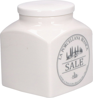 Банка для соли фарфора 1,1л La Porcellana Bianca