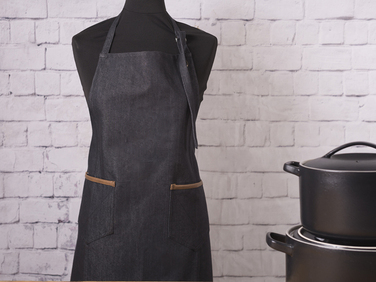 Фартук CreativeTops Cuisine, хлопок, черный