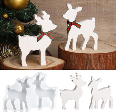 И силіконова форма ялинка форми для лиття ялинки силіконові гіпсові форми для лиття свічок форми для лиття різдвяні силіконові форми ялинка своїми руками (D), 3 шт.