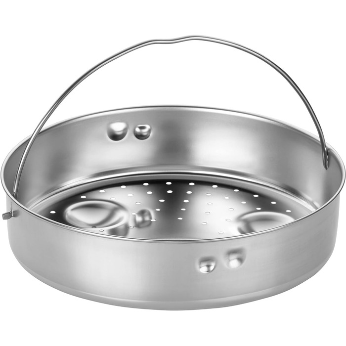 Л, скороварка, великий сигнал приготування, 2 рівні приготування, знімна ручка кришки, нержавіюча сталь Cromargan (скороварка набір аксесуарів для скороварки), 6.5