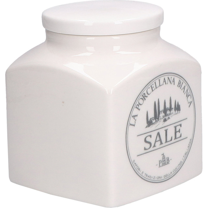 Банка для соли фарфора 1,1л La Porcellana Bianca