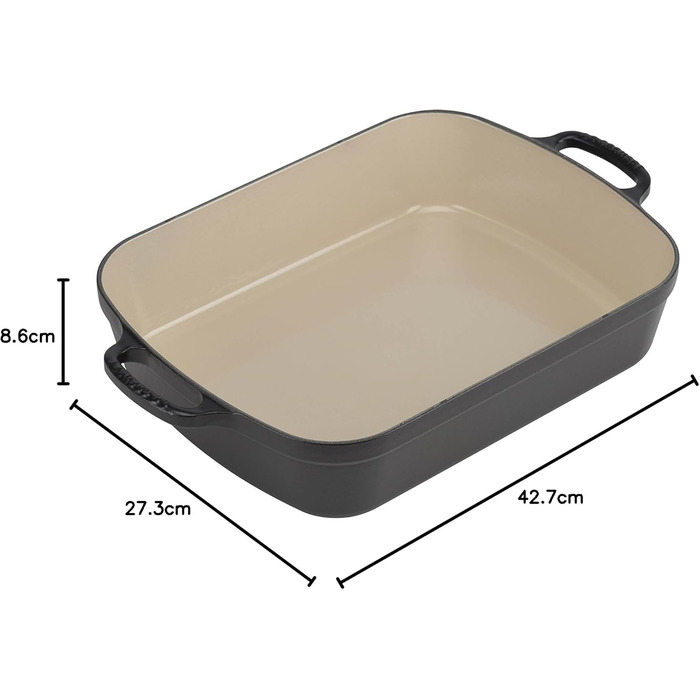 Форма для запікання прямокутна 33 см, матово-чорний Signature Le Creuset