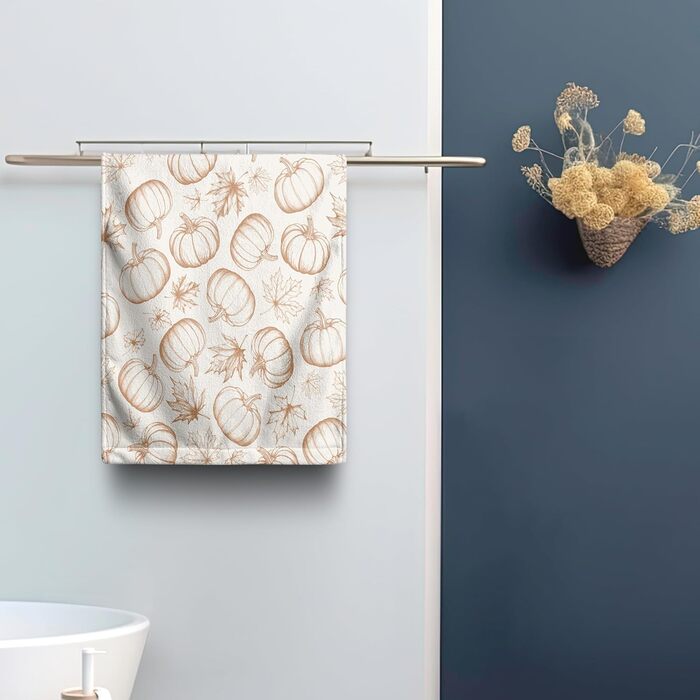 Різдвяні кухонні рушники Kwlegh, рушник для рук, різдвяна ялинка, цукерка-тростина, сніжинка, рушник для пальців, набір з 2 шт. , милий чоловічий банний рушник, високопоглинаючі рушники, 36 x (осінь-гарбуз-клен-ab)