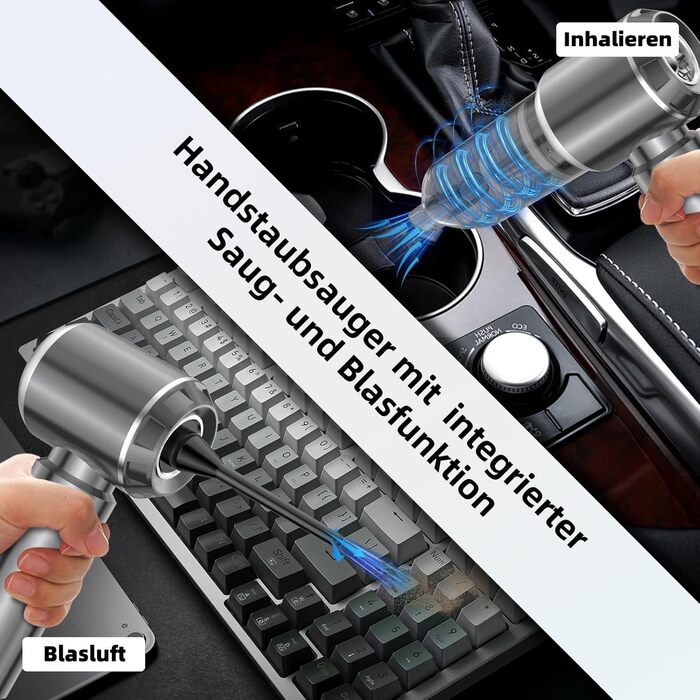 Ручний бездротовий пилосос з акумулятором 120 Вт NVKHG