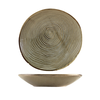 Миска Coupe 21,5 см, оливкова, Organic, Genware