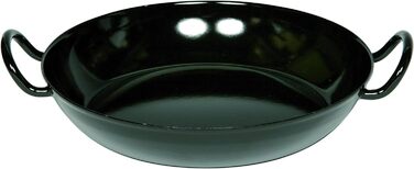 Сковорода для гурманів 30, CLASSIC - ЧОРНА ЕМАЛЬ, діаметр 30 см, висота 7,9 см, емаль, чорна, сковорода для подачі, сковорода для гурманів, індукційна, 0603-022
