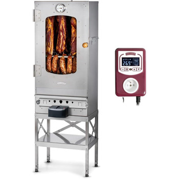 Коптильна шафа на 10 кг м'яса електрична з підставкою 2000 Вт Kaiser Company