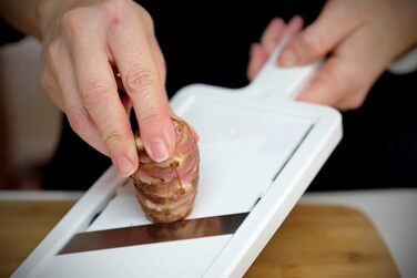 Овочерізка регульована, з тримачем для залишків Fackelmann