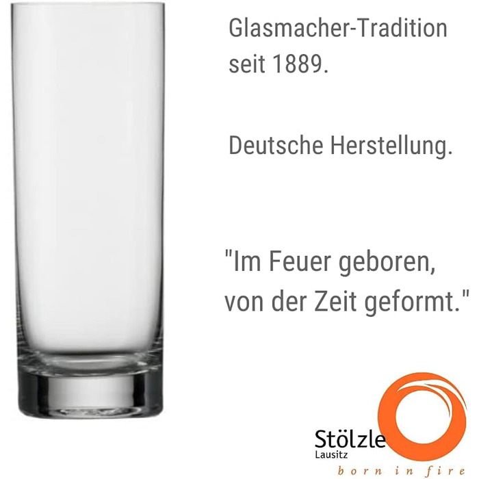 Склянки для води/соку 450 мл., набір 6 предметів, New York Bar Stölzle Lausitz