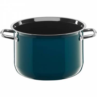 Каструля висока 24 см, зеленувато-синя Compact Silit