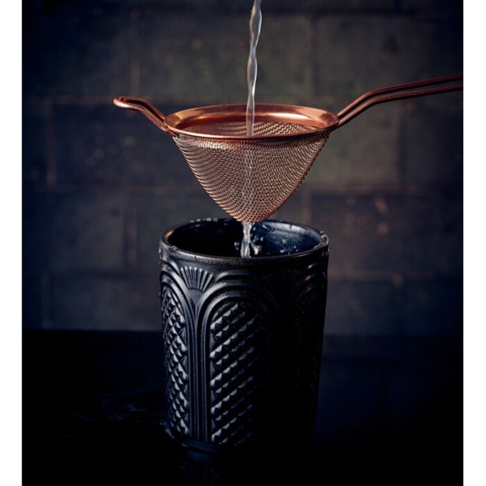 Стрейнер сито конічний 23.4*8.5 см, мідне покриття, GenWare