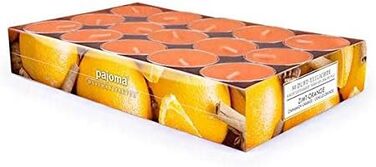 Ароматичні чайні свічки Pajoma 90, 3x30 шт. , ароматичні свічки, багато ароматів на вибір, висота 1,5 см, діаметр 3,5 см (кориця-апельсин, 30)