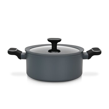 Кастрюля со стеклянной крышкой 24 см 4,65л LAURA Fissman