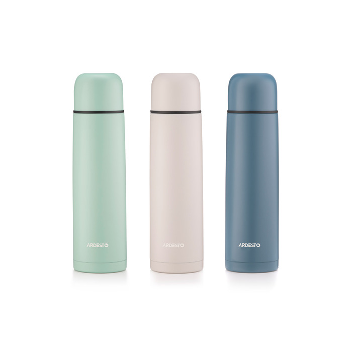 ARDESTO Термос Bright City 1000 мл, зеленый, нержавеющая сталь