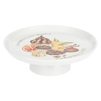 Подставка для десертов La Porcellana Bianca GOLOSERIE, фарфор, диам. 16 см
