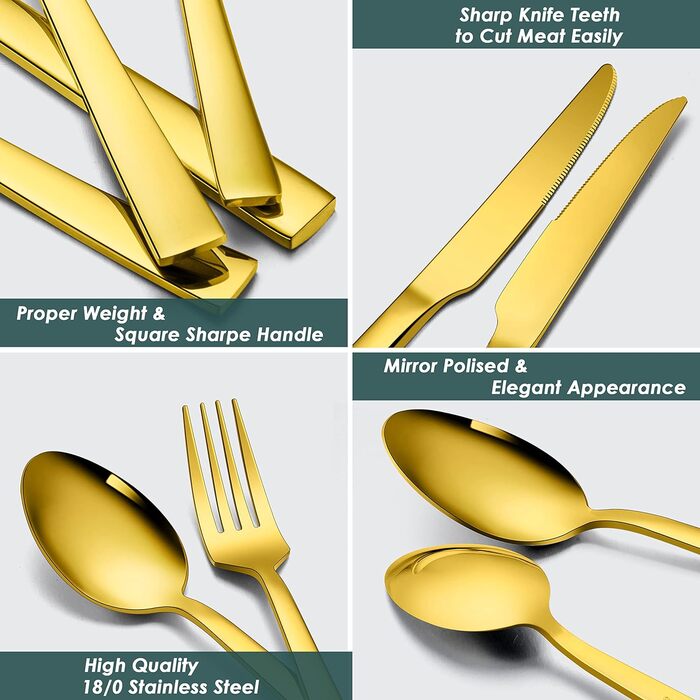 Набір столових приладів 16 предметів Herogo