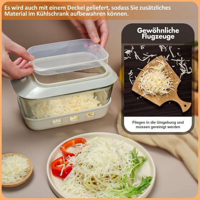 Терка для сиру з контейнером і кришкою COOK A FUTURE