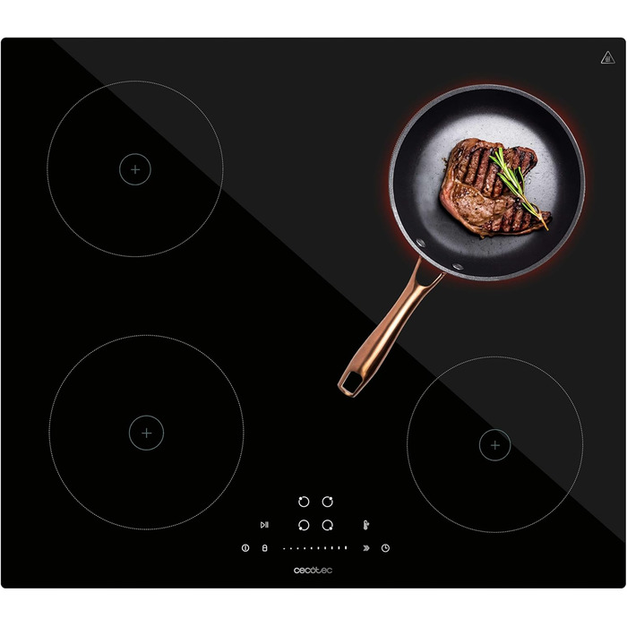 Індукційна плита з 4 конфорками, 7200 Вт Bolero Squad I 4200 Cecotec