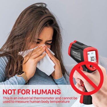 Інфрачервоний термометр 50 C-600 C eventek