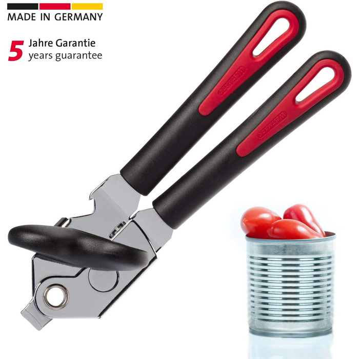 Відкривачка для плоскогубців Westmark з підйомником капсули та кришки, довжина 22 см, сталь/пластик, галантний супер, чорний/червоний, 29412260