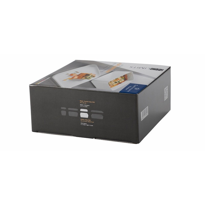 Форма для запікання з кришкою 24 х 24 х 8 см, біла No Limits Seltmann