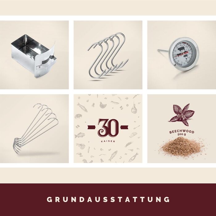 Коптильная бочка на 4 кг мяса Kaiser Company