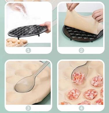 Форма на 37 пельменей из алюминиевого сплава Duokon