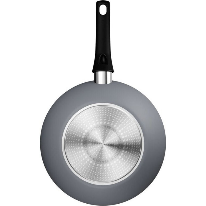 Tefal Сковорода ВОК Halo, 28см, алюминий, бакелит, серый