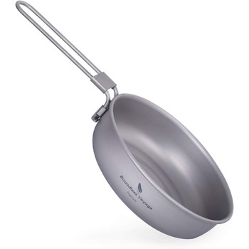 Титанова сковорода зі складною ручкою для кемпінгу Boundless Voyage