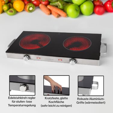 Плита настольная электрическая 2800 Вт PC-DKP 1211 ProfiCook