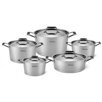 Набір посуду з кришками, 10 предметів ELARA Fissman