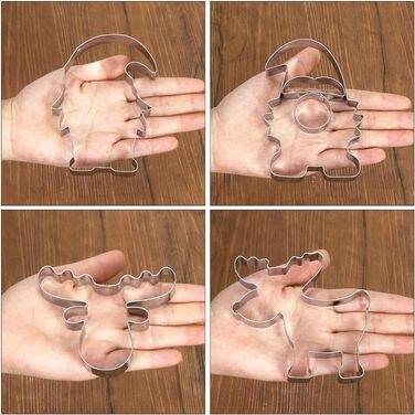 Різдвяні формочки для печива з 4 частин Epokus