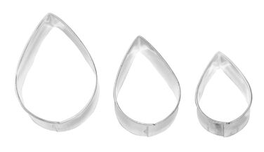 Набір форм для печива у вигляді крапель, 3 предмета, RBV Birkmann