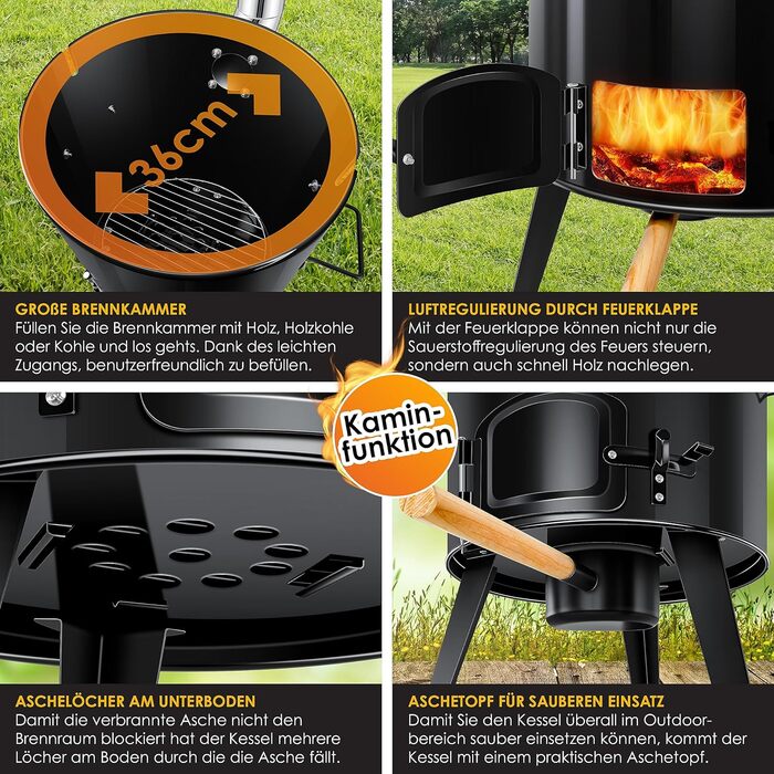 Печь для тушения с функцией гриля KESSER