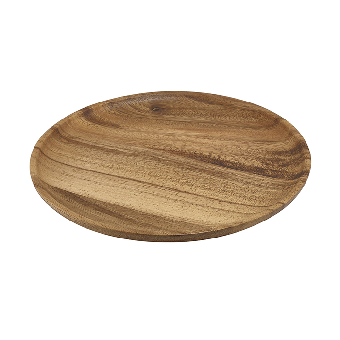 Тарілка дерев'яна 26 см, Acacia Wood, Genware