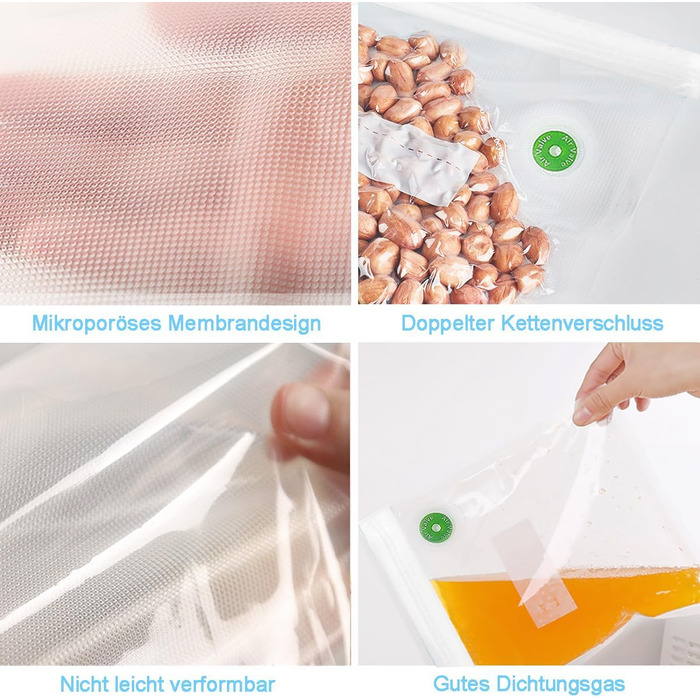 Вакуумні пакети 10 пакетів 26 x 40 см Vinabo