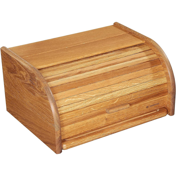 Хлібниця Zassenhaus Country, Хлібний кошик з рулонною кришкою та обробною дошкою, Дуб 40 x 30 x 20 см Хлібниця Zassenhaus Кантрі Дуб коричневий