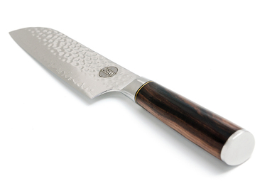 Профессиональный нож из дамасской стали Santoku GRILLI