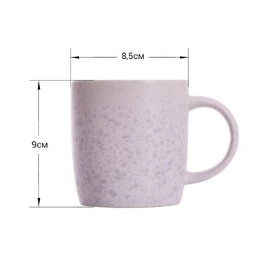 Кухоль Fissman 330 мл, колір БУЗКОВИЙ (6089)