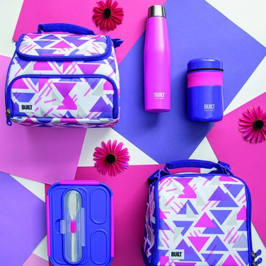 Контейнер для їжі Built Active, бузковий, 9 х 15,5 см, 490 мл