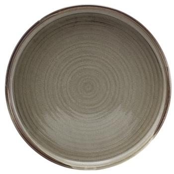 Тарілка презентаційна 21x2, 2 см з низьким вертикальним бортом, Terra Porcelain Grey, GenWare
