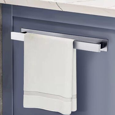 Вішалка для рушників настінна, срібляста JINWCISM