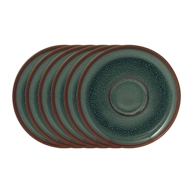 Кофейное блюдце 15 см, набор 6 предметов, зеленые Crafted Villeroy & Boch