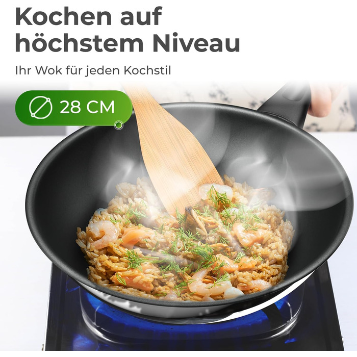 Професійна сковорода вок 28 см Klamer