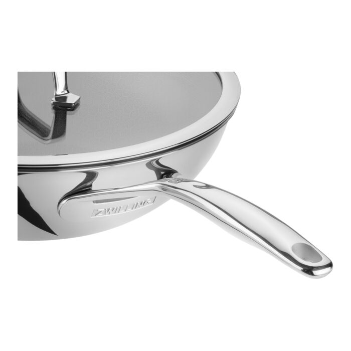 Сковорода вок 30 см з антипригарним покриттям у формі стільників із скляною кришкою Peak Zwilling