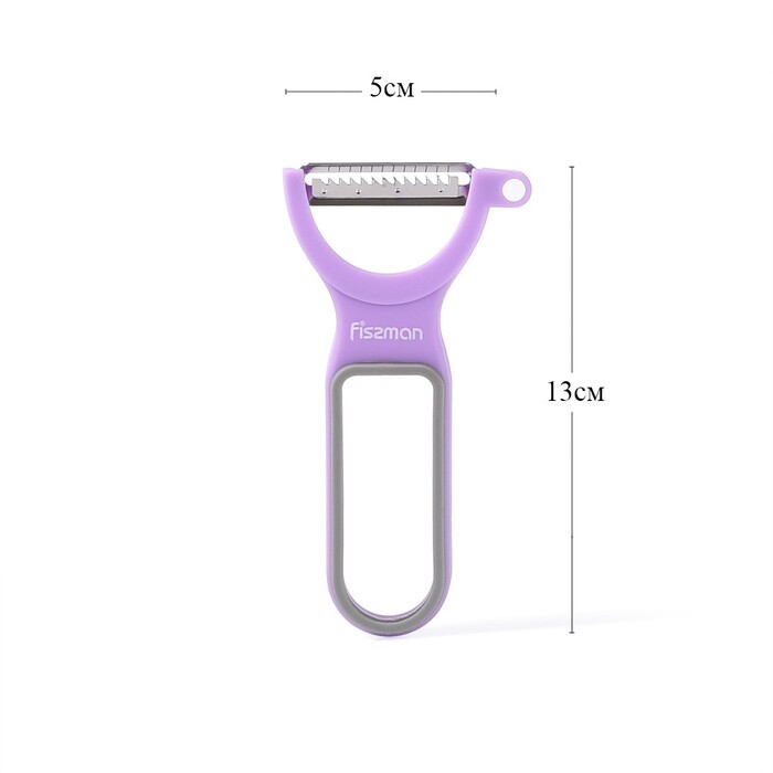 Набір з 3 ножів для чищення овочів Fissman Y-форма (8485)