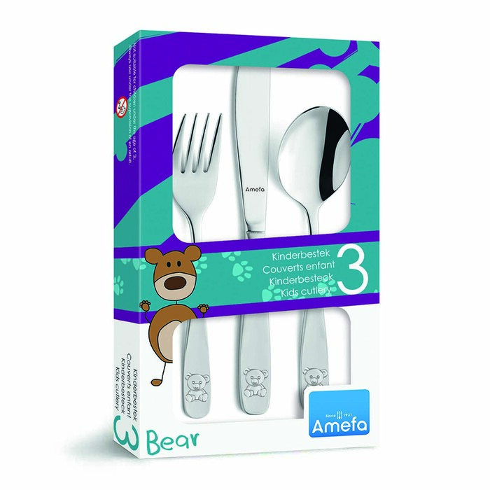 Набір дитячих столових приборів Amefa TEDDY, 3 шт.