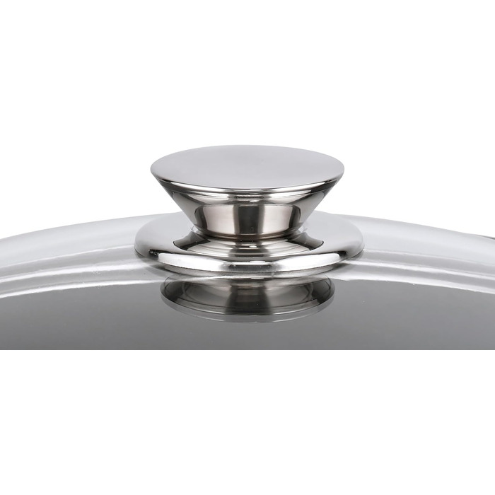 Каструля 1,3 л алюмінієва зі скляною кришкою 16 см Alucast ELO