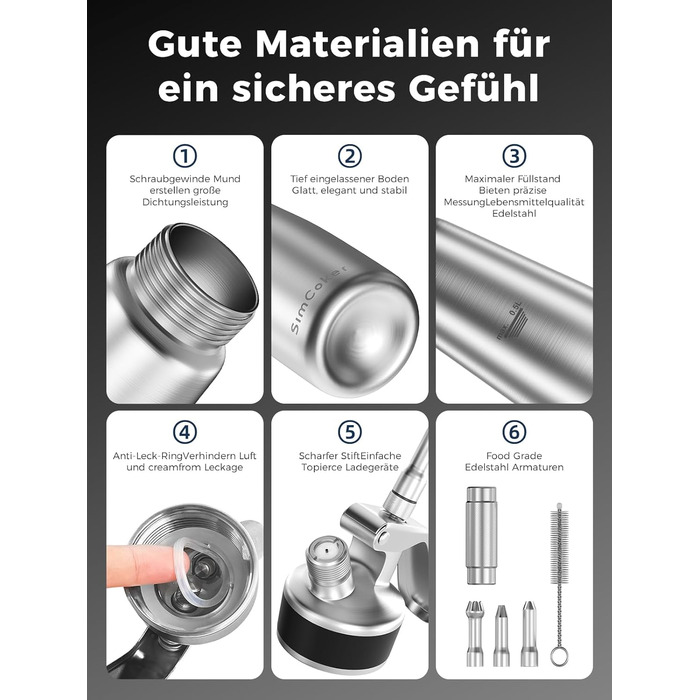 Диспенсер для вершків 500 мл SimCoker